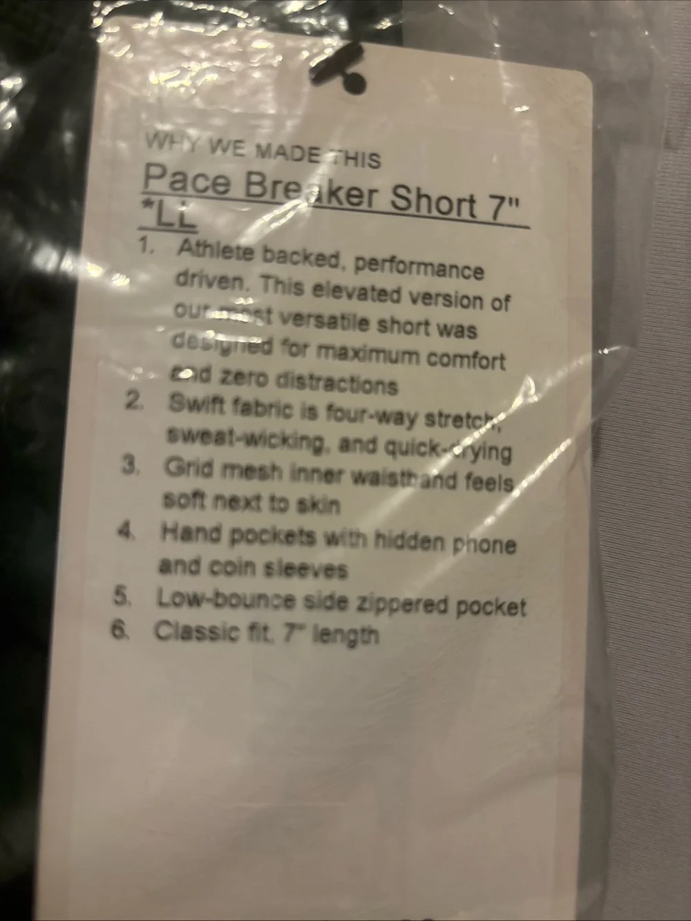 lululemon athletica Men’s Pace Breaker Shorts - Gove Green